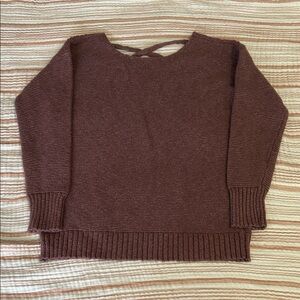 American Eagle Outfitters Burgundy Crew Neck Sweater
